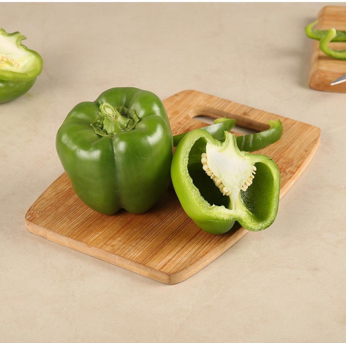 green capsicum shimla mirchi हरी शिमला मिर्च